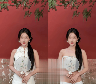 【AI脱衣】李一桐--第四弹--明星脱衣---李一桐的颜值还是太权威了!氺 配图6