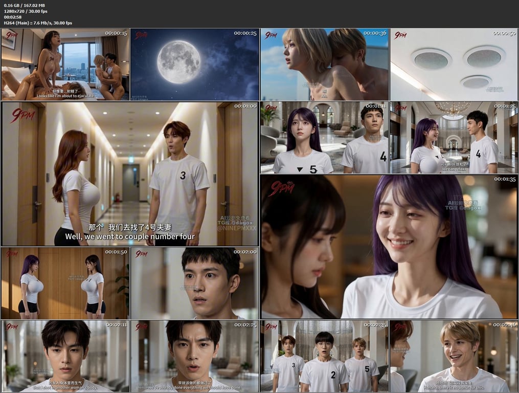 【AI短剧】《夫妻游戏第二季》EP1-9集,人性的尺度再次降低...当“换妻”成 配图20