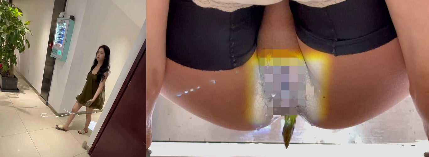 【厕拍】灯火通明偷拍极品女神拉屎撒尿 高清诱惑系列 配图5