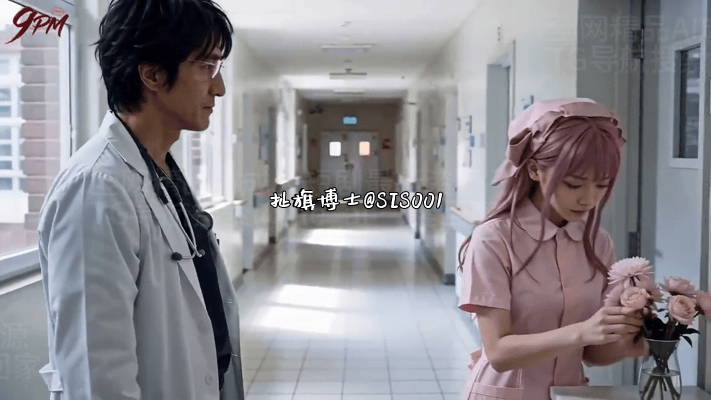 【AI短剧】《夜勤病栋》EP1集,新来的变态医生既计划把护士小妹妹捆绑SM... 配图3