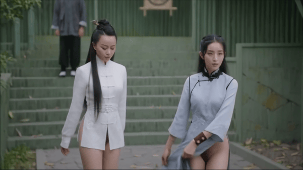 【AI脱衣+AI推演】魔改无水印剧情版电视剧《民初奇人传 》第一集 主演：王紫璇 配图11
