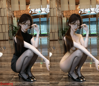 【AI脱衣】网红美女脱衣系列乔儿oo漂亮姐姐愃氺 配图5