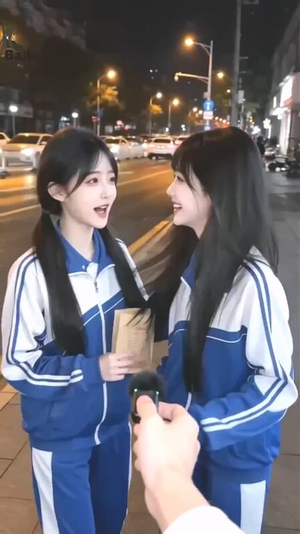 【AI短剧】❤️『高考庆祝』第1集 颜值姐妹花高考完搭讪路人大叔在奶茶店打炮庆祝！-老宋论坛