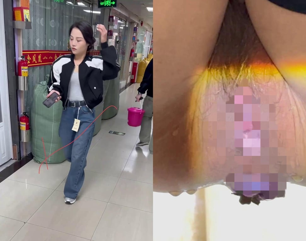三月最新流出 厕拍大神手持闯拍商场女厕打灯偷拍手机对焦美女尿尿清晰展示鲍鱼菊花（ 配图6