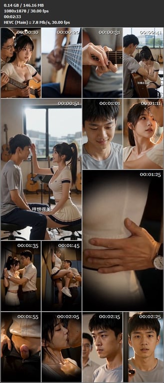【AI短剧】《雪儿的大学生活》EP1-6集，反差女大学生放荡又刺激的高中禁大学松 配图8