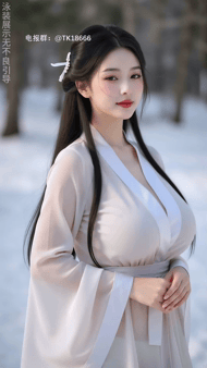 【AI脱衣+AI推演】AI古风大雷高清抖奶透视合集 46V 配图7