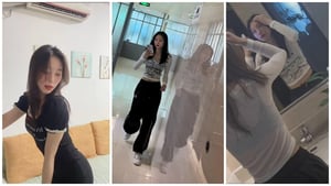 极致偷窥！性感健身美女教练被神秘厕拍大神闪光灯尾随女厕尿尿全过程❤️12月重磅流出-老宋论坛