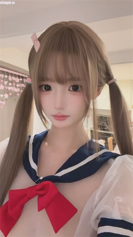 推荐抖音20岁颜值嫩妹【季雨】极品萝莉，粉奶无毛粉穴， 配图14