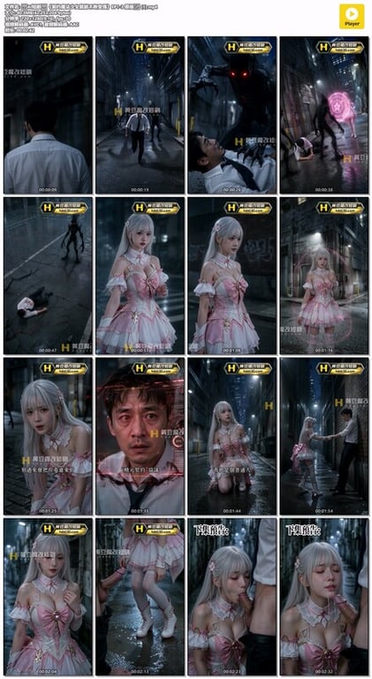 AI短剧《契约魔法少女就能不断变强》EP1-3 原版 配图39