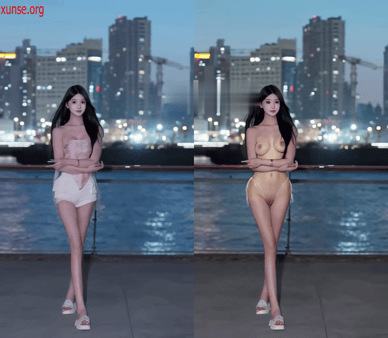 【AI脱衣】网红美女脱衣系列妍熙一米八大长腿愃氺 配图2