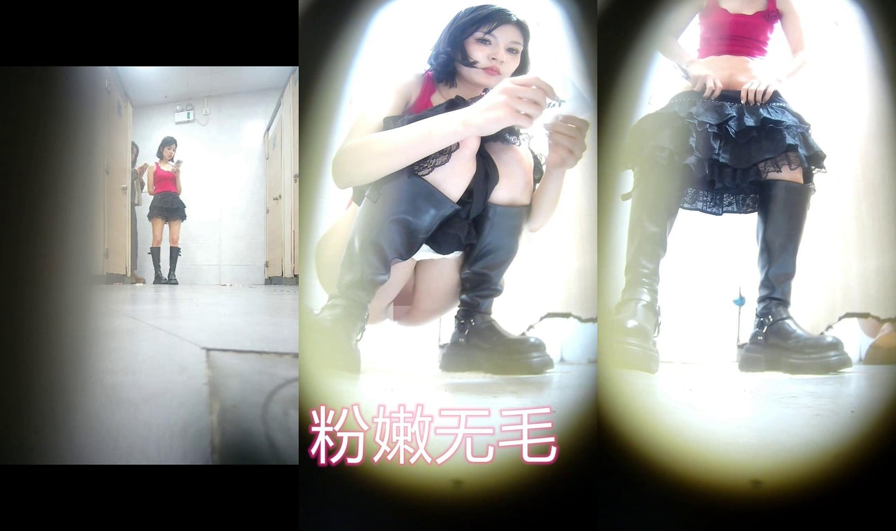夜总会女厕极致偷拍新流出！双角度高清收脸 极品吊带丝袜美女小姐姐诱人尿尿私密瞬间 配图5