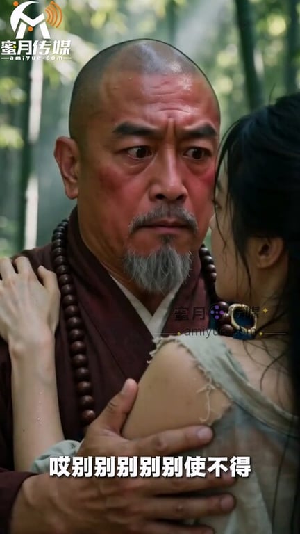 【AI短剧】『重生之我是少林大神棍』第1-3集 被女友戴绿帽 意外身亡重生为现实 配图41