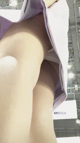 【mccd】车展系列：一箭双雕！两位肉丝蕾丝前台礼仪，窄内包裹下的迷人裙底风光等 配图5