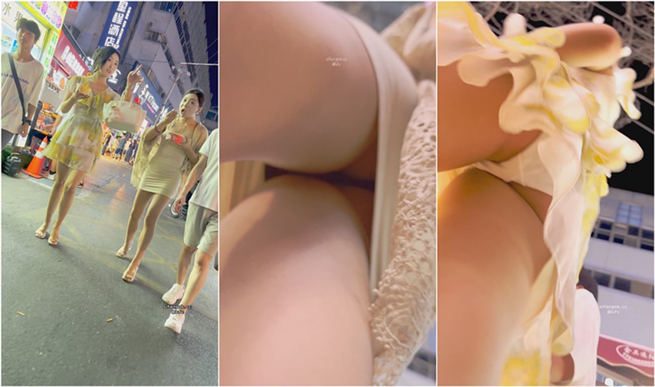 【KFC】❤️极致反差！清纯包臀裙学生妹黑丝蕾丝内裤诱惑，街头与男友疯狂逛街 - 老宋论坛-老宋论坛