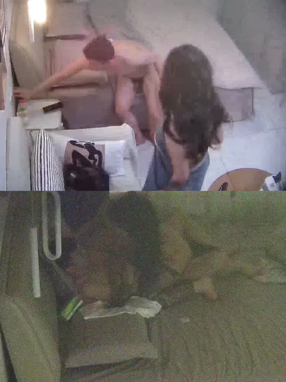 大学城深夜激情开房！极品小情侣暗光缠绵，妹子真容颜无码惊艳 配图3