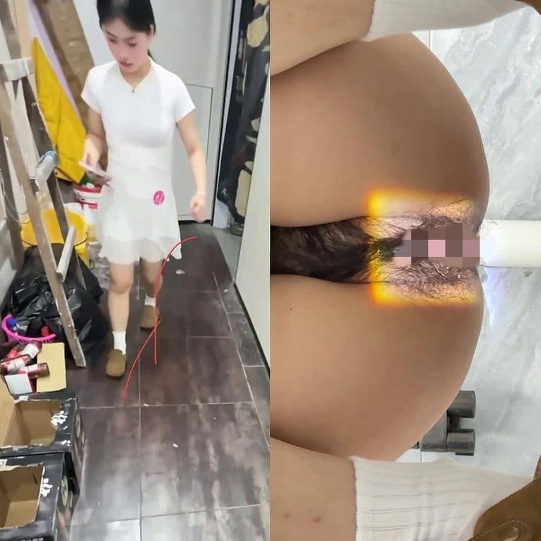 七月重磅流出【极品厕拍神作】大神潜入打灯偷拍（3） 绝色美女罕见串稀高潮撒尿现场 配图15