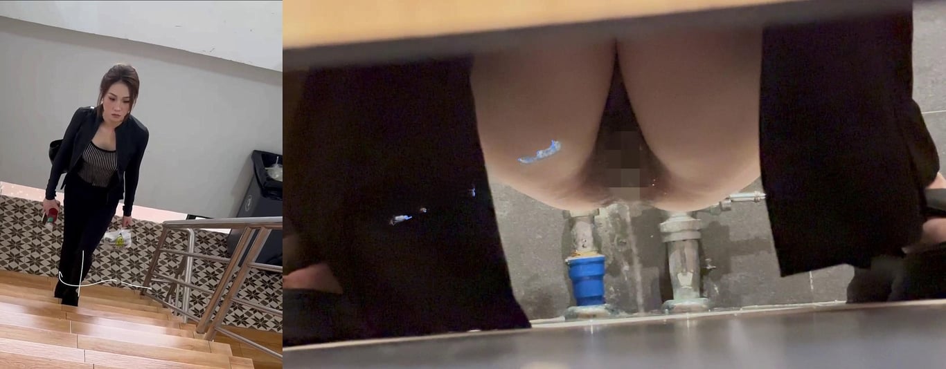 【厕拍】灯火通明偷拍极品女神拉屎撒尿 高清诱惑系列 配图9