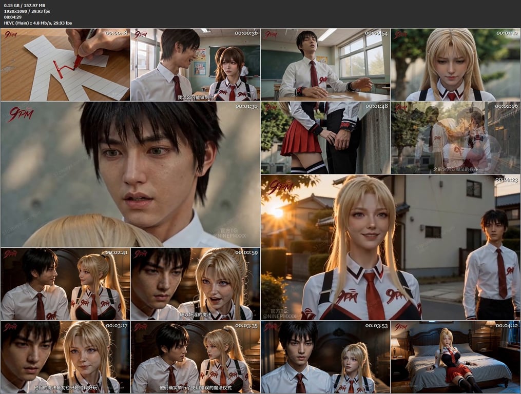 【AI短剧】《黑暗圣经第二季》EP0-5集，北见老师不再隐藏了魔法部的女生遭殃了 配图8