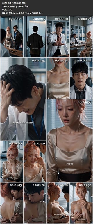 【AI短剧】《交换游戏》EP1-12集，巧合进入夫妻交换网站参与教授和他夫人的3 配图15