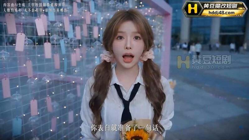 AI短剧《大学爱情故事》EP1-2 原版 配图18