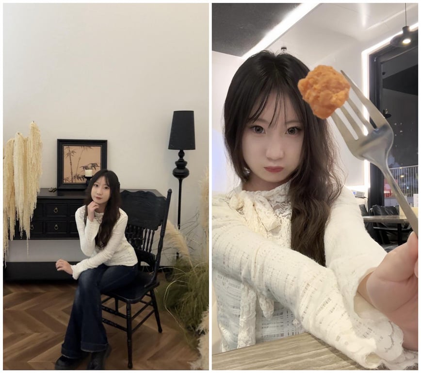 ⭐⭐【重磅泄密】河北邯郸抖音清纯邻家美女小苗，黑丝过膝袜抬腿站立后入，狠操又色又 配图3