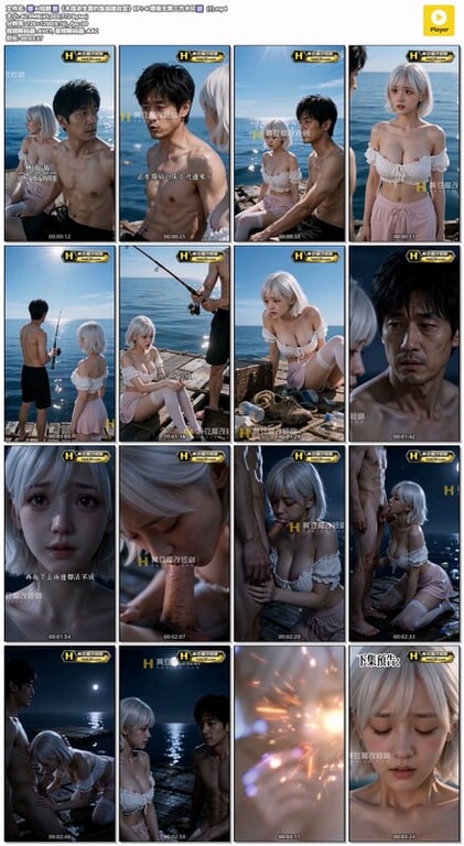 AI短剧《木筏求生靠钓鱼组建后宫》EP1-6 原版无第三方水印 配图22