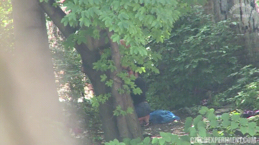 捷克街头禁忌性实验：美女志愿者随机街头勾引陌生男人激情开干，隐藏摄影师全程偷拍记 配图5
