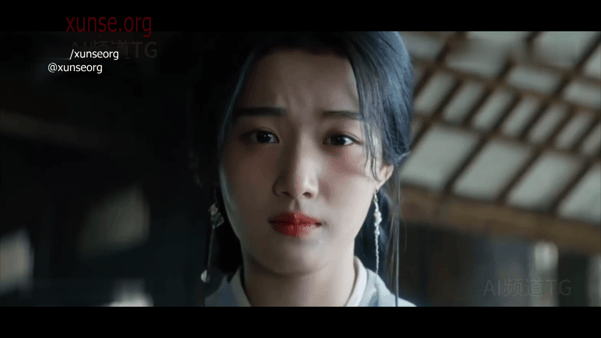 【AI脱衣】魔改电视剧《云之羽》虞书欣饰演云为衫曼妙身材的她跪趴宫门榻上，翘起雪 配图3