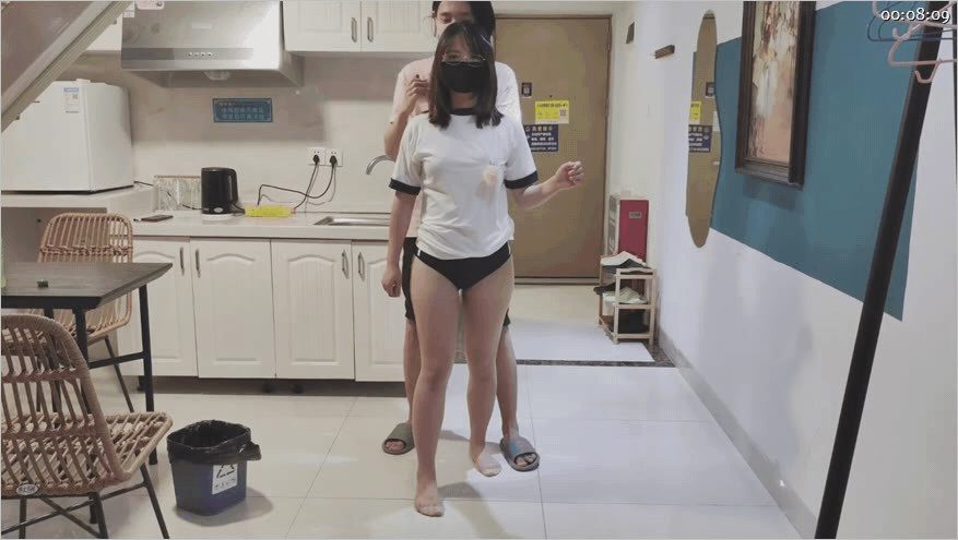㊙【SM调教】【海砂工作室】吊缚体罚清纯运动型邻家小妹_绑在柱子上反复摩擦④10 配图3