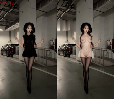 【AI脱衣】网红美女脱衣系列茗宝儿很乖高颜值小美女愃氺 配图9