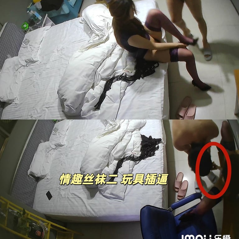 6-4流出乐橙酒店新台偷拍清纯女孩被男友换上高跟鞋放桌子上操的淫叫 配图15