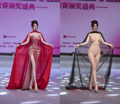 【AI脱衣】网红美女脱衣系列姐姐爱裸舞愃 配图3