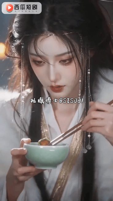 【AI短剧】《我代替姐姐嫁给了十恶不赦的摄政王》EP1集,她眼神复杂身体逐渐贴近 配图5