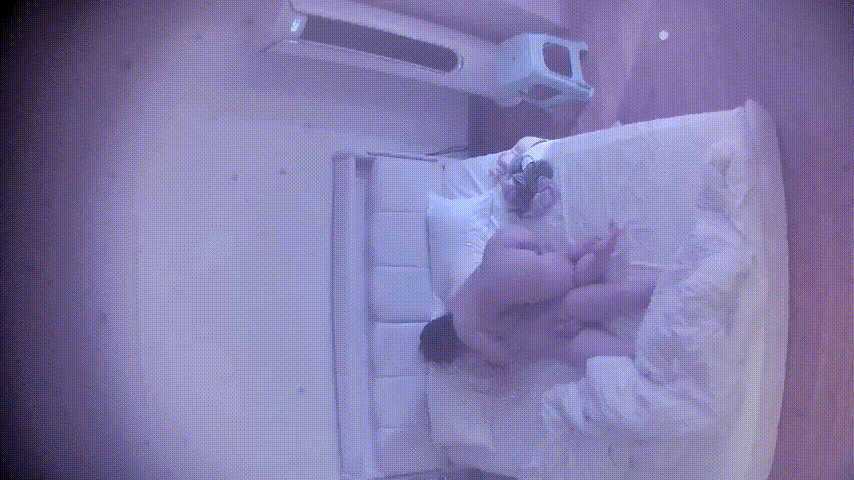 上帝视角4-27：巨乳美女熟睡中被猛男摸弄醒来狂操，高潮后继续睡，醒来状态销魂爆 配图4