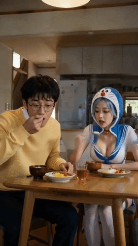 【AI短剧】《大雄一家的快乐生活》❤️成年大雄与多啦B梦的同居日常！ - 老宋论坛-老宋论坛