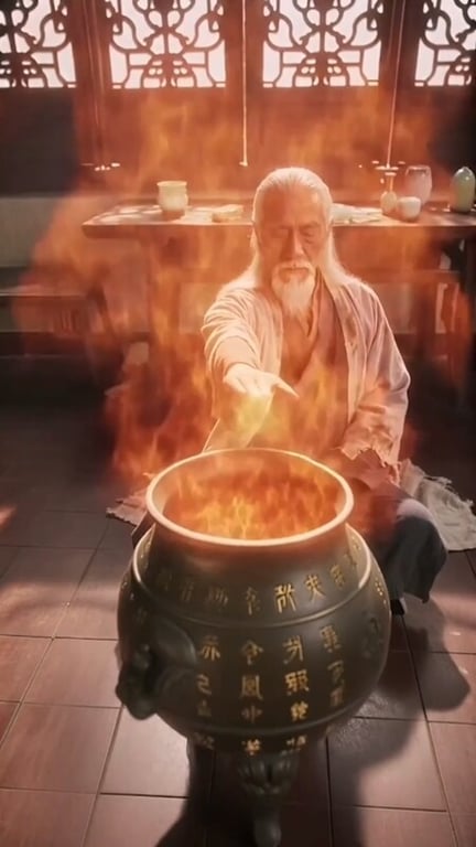 【AI短剧】『长生录：从侄女上门求丹开始长生』第34-35集 猥琐老头与同门师妹 配图26