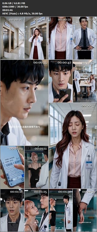 【AI短剧】《交换游戏》EP1-18集，小情侣巧合进入夫妻交换网站参与教授和他夫 配图34