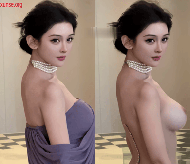 【AI脱衣】网红美女脱衣系列Sue拥有曼妙身姿的小美女氺 配图9