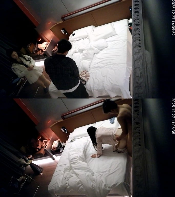 12-27新流出天眼酒店偷拍颜值美女被喜欢舔逼的渣男拿下（2V) 配图7