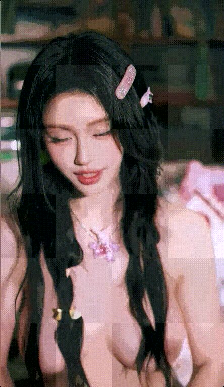 【AI脱衣】迪丽热巴 鞠婧祎 梁洁等明星脱衣口交系列 第5弹！ 配图4