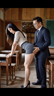 【AI短剧】泰剧《女教师和扫地大爷》愃 配图3
