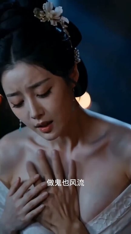 【AI短剧】『古寺艳鬼录』第1-3集 被聂小倩全裸摄魂采阳销魂又刺激骨髓都要被榨 配图14