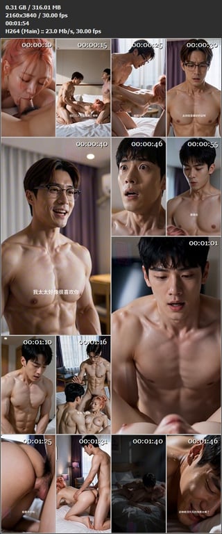 【AI短剧】《交换游戏》EP1-12集，巧合进入夫妻交换网站参与教授和他夫人的3 配图12