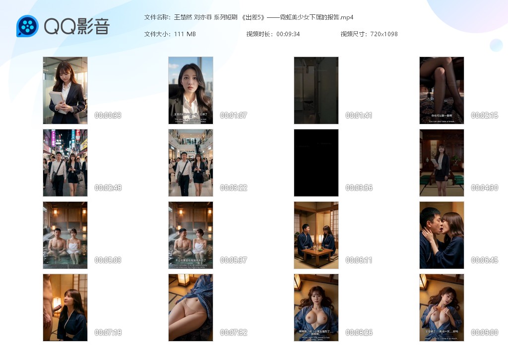 【AI明星换脸短剧】王楚然 刘亦菲《出差5》霓虹美少女下属的报答！ 配图6
