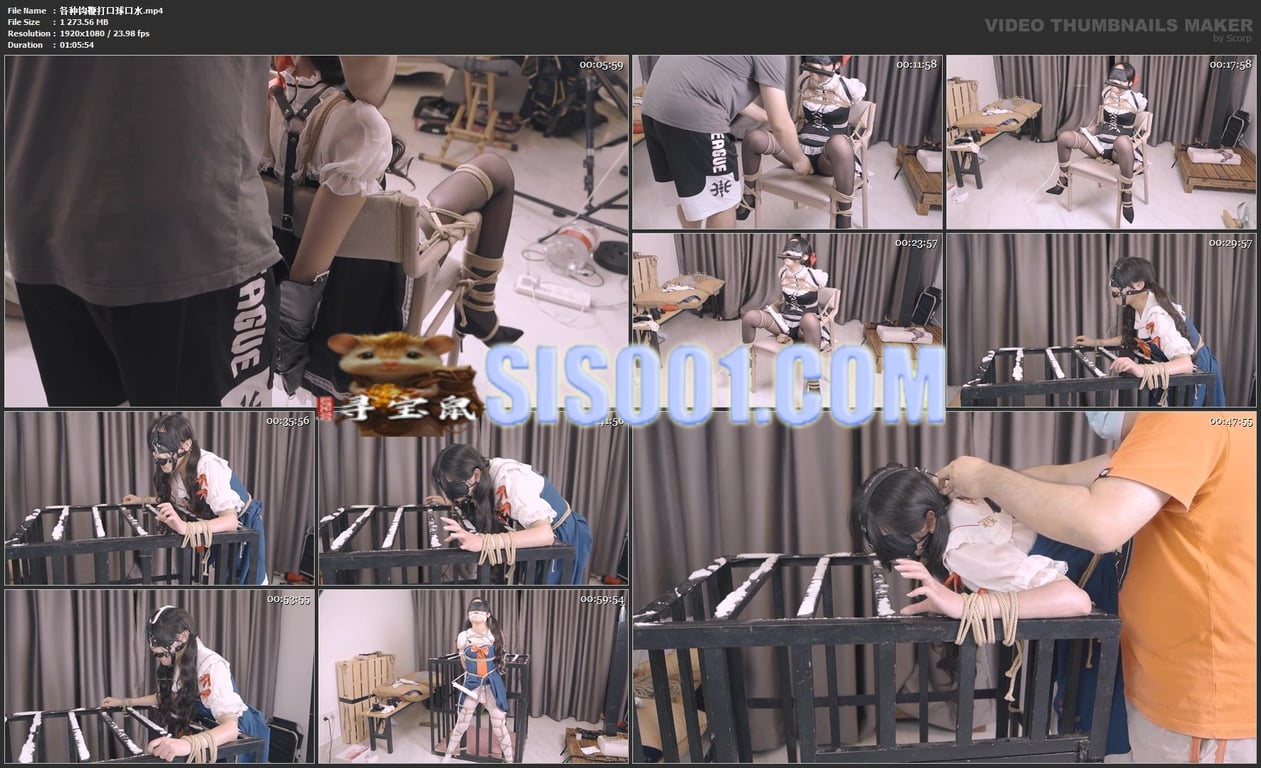 【SM调教】【绿帽学院】灌肠 炮机 水刑强制高潮拘束架，强制开口，口虐，医用胶管 配图7