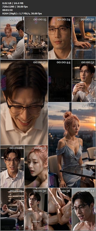 【AI短剧】《交换游戏》EP1-18集，小情侣巧合进入夫妻交换网站参与教授和他夫 配图33