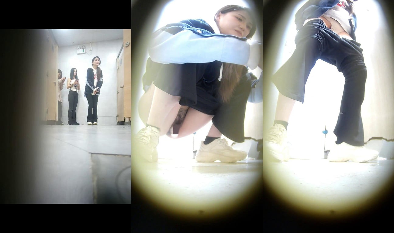 夜总会女厕极致偷拍新流出！双角度高清收脸 极品吊带丝袜美女小姐姐诱人尿尿私密瞬间 配图17