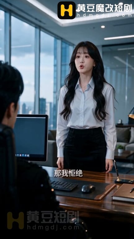 【AI短剧】『我的炮友是妇科医生』第4集！美女高管在办公室被玩弄喷水后入爆插！ 配图5