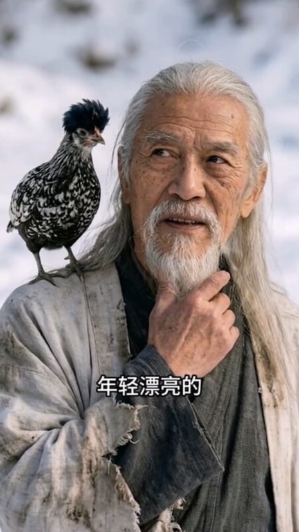 【AI短剧】『长生录：从侄女上门求丹开始长生』第34-35集 猥琐老头与同门师妹 配图5