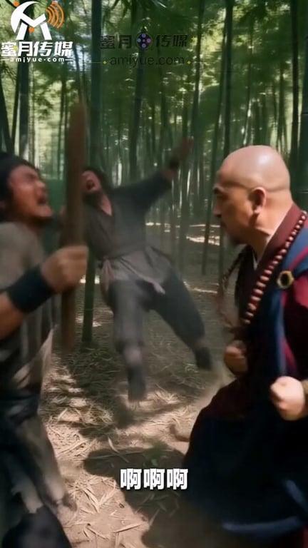 【AI短剧】『重生之我是少林大神棍』第1-3集 被女友戴绿帽 意外身亡重生为现实 配图38